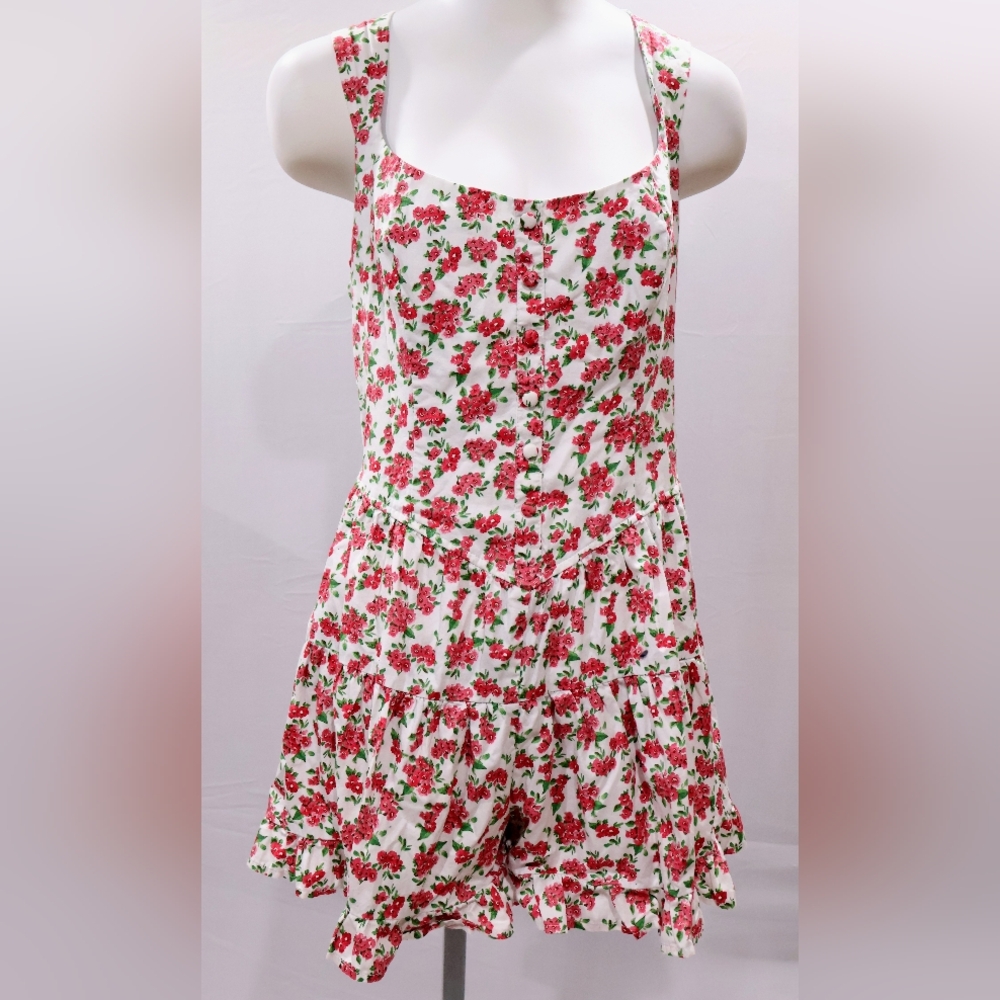 Wild Fable | Women's Button-Front Tiered Romper